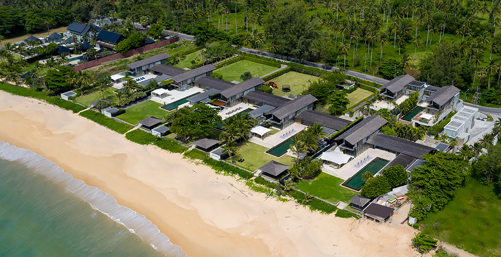 Sava Beach Villas - Estate aerial shot